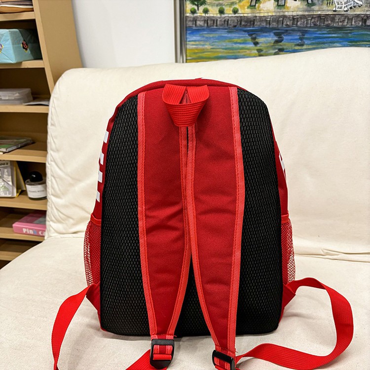Japanese-style solid-color letter versatile schoolbag, simple and lightweight backpack, large-capacity casual travel backpack for class commuting Specification drawing