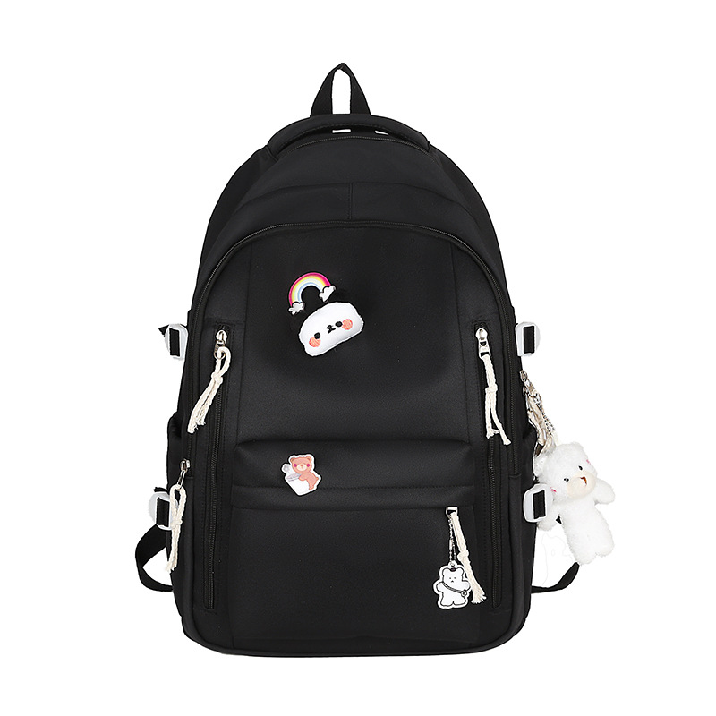 Summer new schoolbag: Korean style ins forest-themed, fresh and cute, lightweight backpack for grades three to six Item Picture