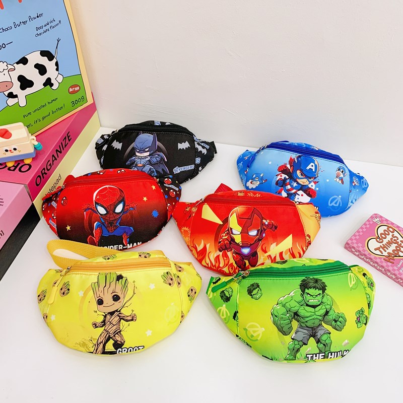 Korean cartoon cute little boy chest bag and girl crossbody single-shoulder bag, new children's bags for Spring and summer 2025 full figure