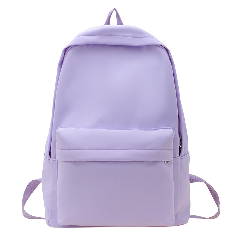 【 Wow Customization 】 Casual and simple backpacks for girls, LOGO gift schoolbags, travel backpacks Item Picture
