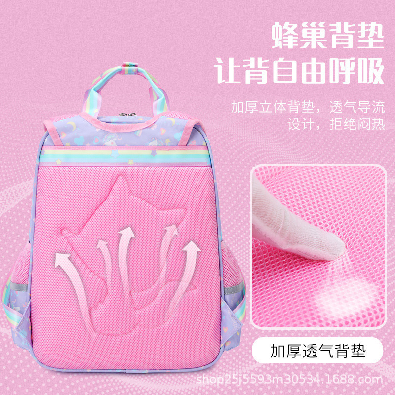 Wholesale of schoolbags for primary school students and children in foreign trade, 3456 grades, large-capacity backpacks for reducing burden and protecting the spine Application Scenario
