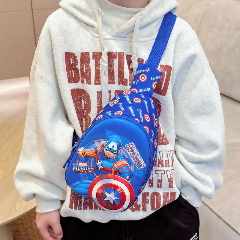 This year's new children's bags, boys' cool and fashionable cartoon coin purses, crossbody bags, outdoor casual small backpacks and chest bags Application Scenario
