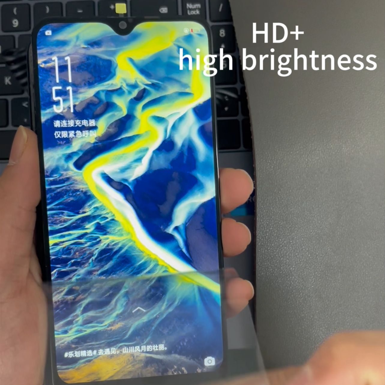 Applicable to OPPO A7/A5S/ mobile phone screen assembly A12/AX7/Realme3 LCD touch screen details Picture