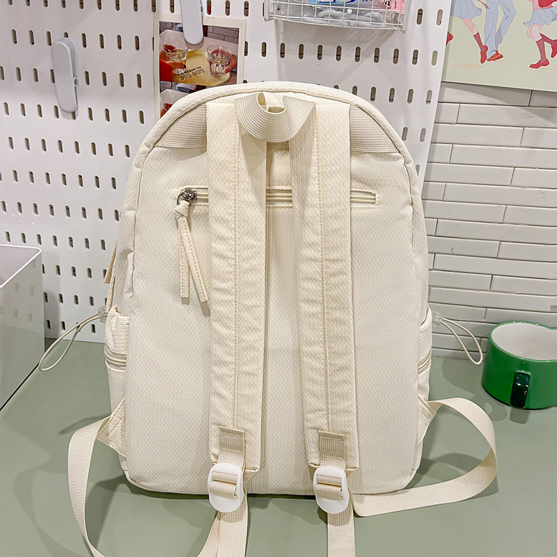 Korean-style ins high-appearance-level fresh and sweet girl backpack, a casual, lightweight and large-capacity backpack for primary and secondary school students Specification drawing