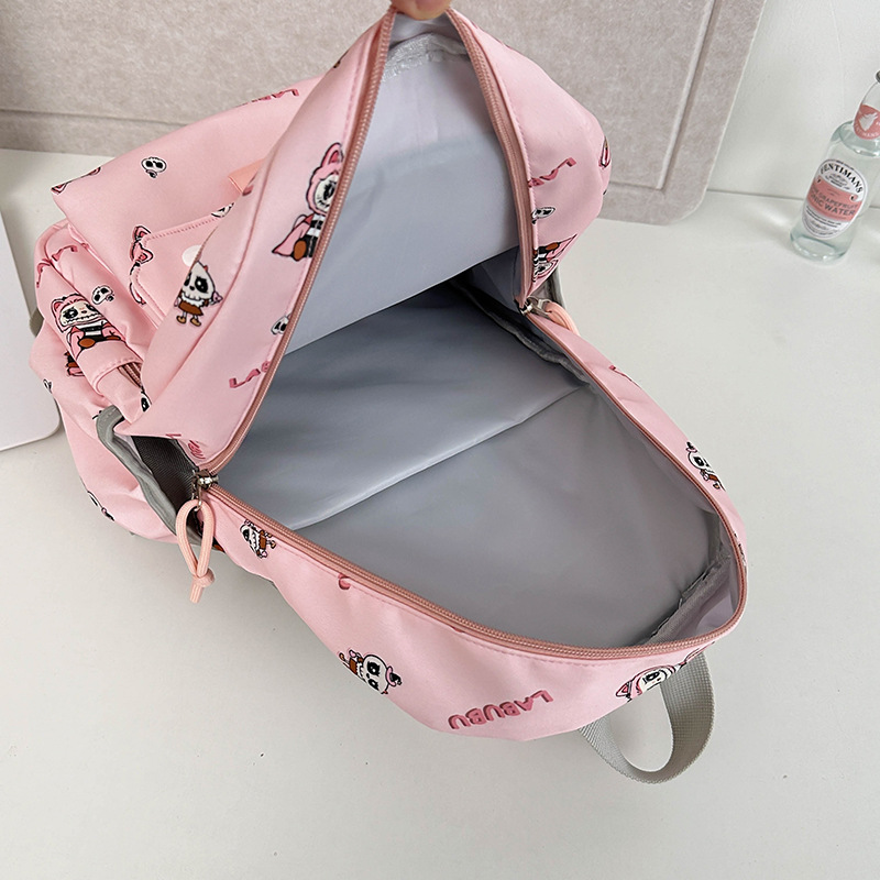 Cute printed schoolbag for girls in primary school, light backpack for girls in kindergarten, middle and senior classes, and preschool Application Scenario