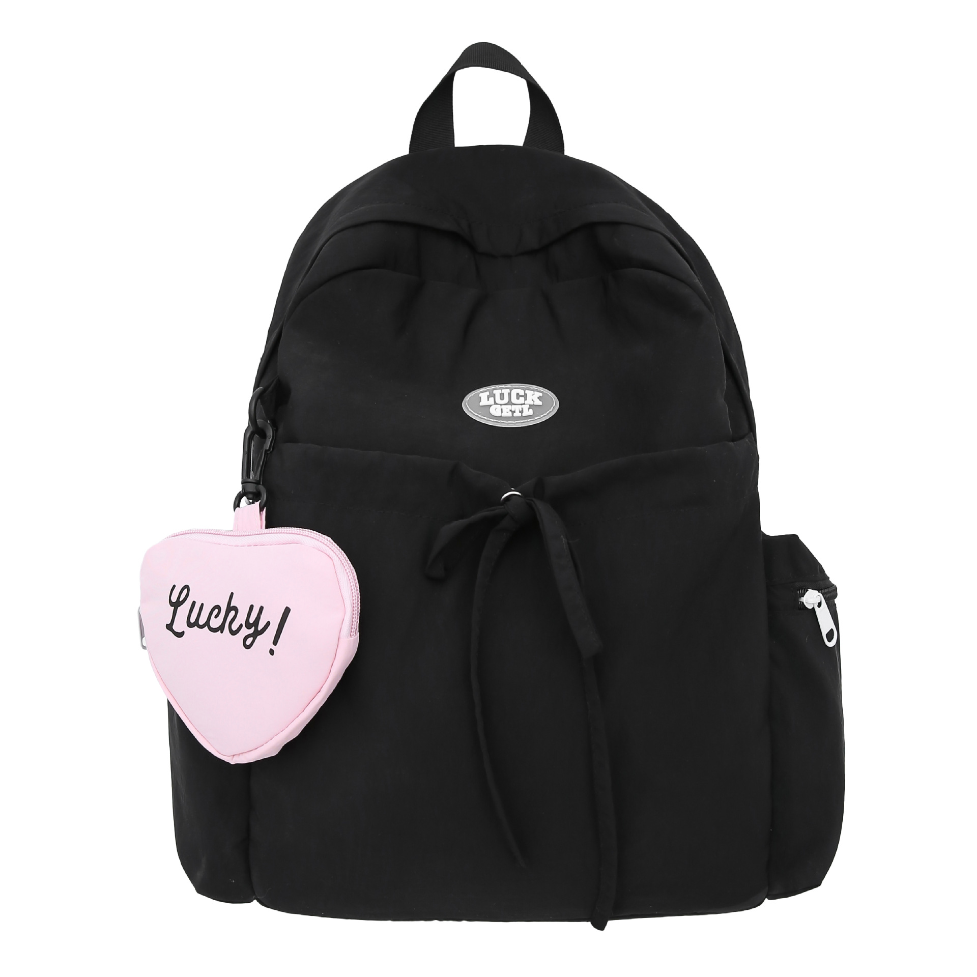Cute school-style ins large-capacity high school student treasure bag, versatile backpack for women's commuting, college student backpack Item Picture
