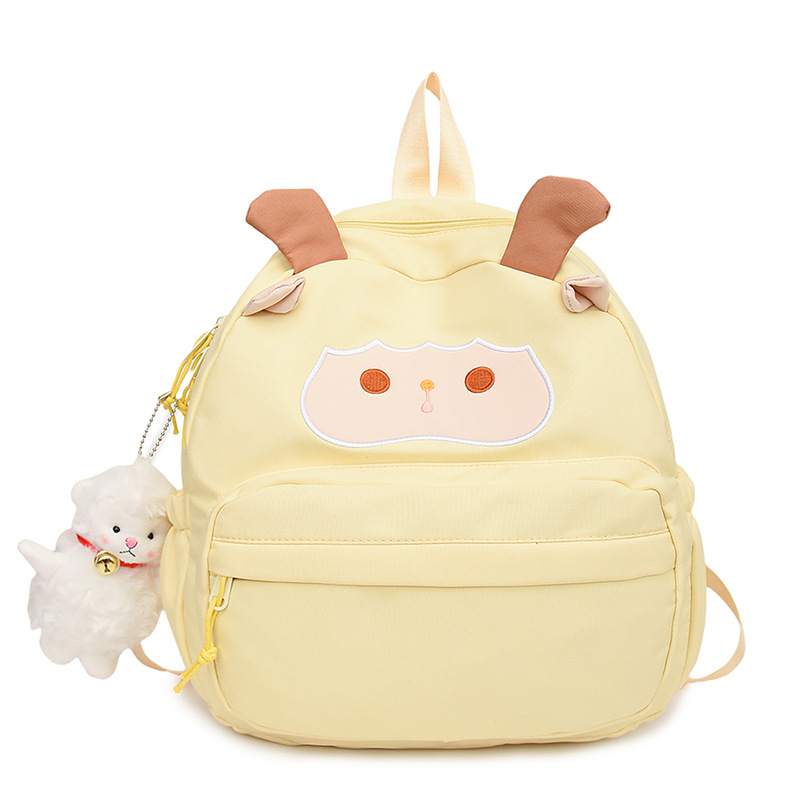 Cute mini lamb backpack, light and small, cute little schoolbag, small backpack for primary school girls to travel Item Picture