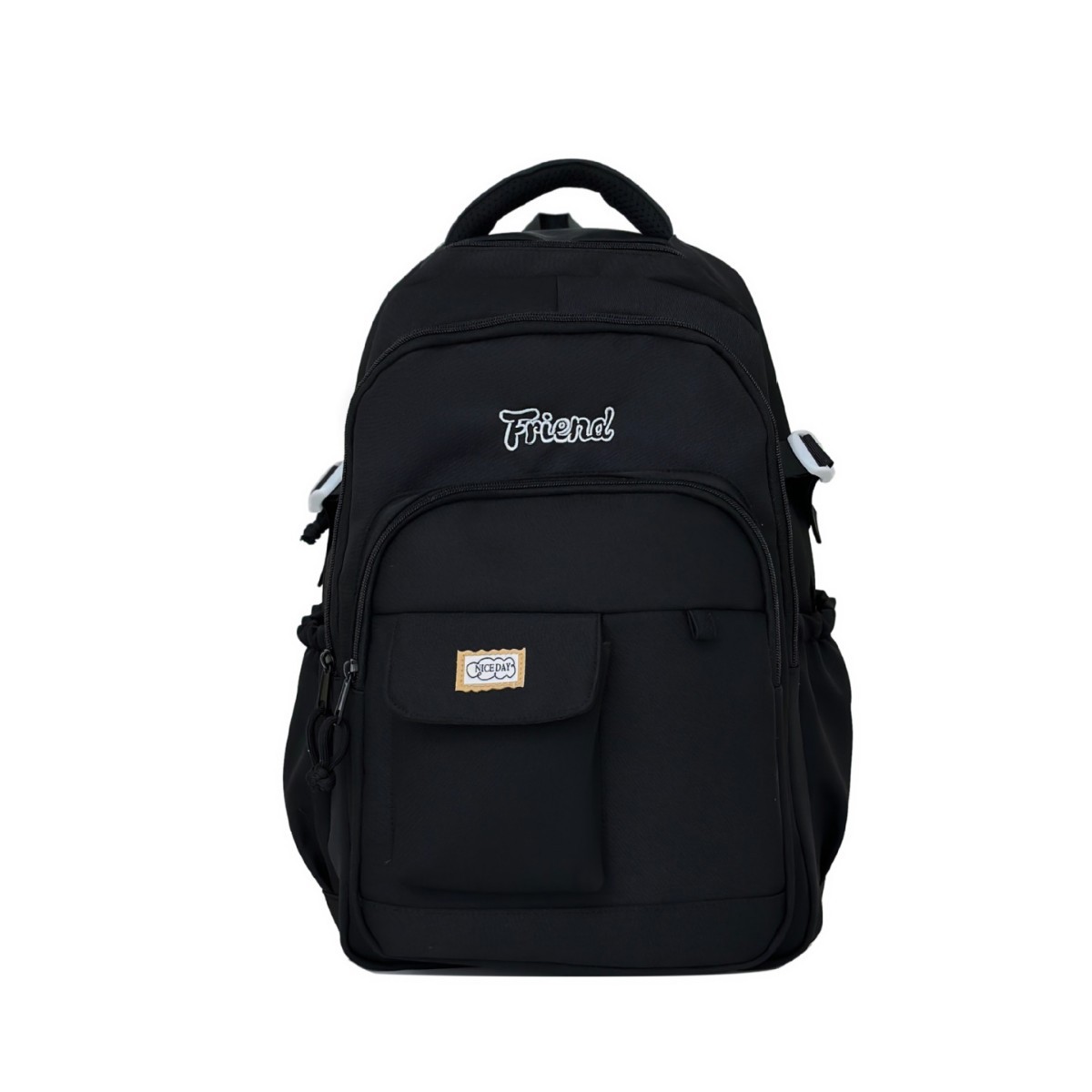 The new forest-themed ins high-appearance-level fresh and sweet color-blocking backpack is a casual and lightweight backpack for junior and senior high school students Item Picture