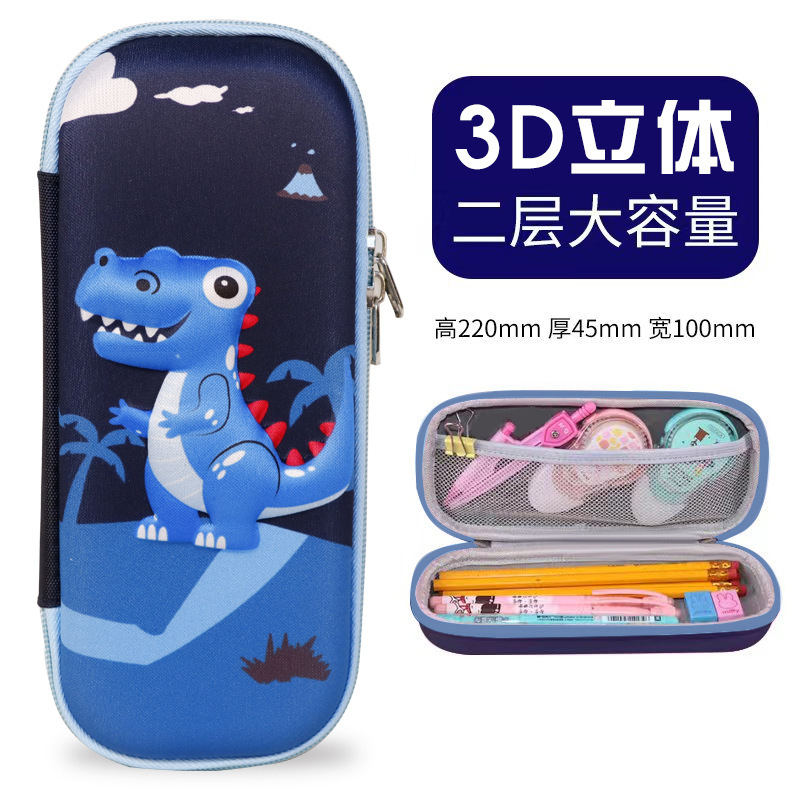 New 3D multi-functional stationery box, Children's Day gift for primary school students, cartoon large-capacity pen case, creative Application Scenario