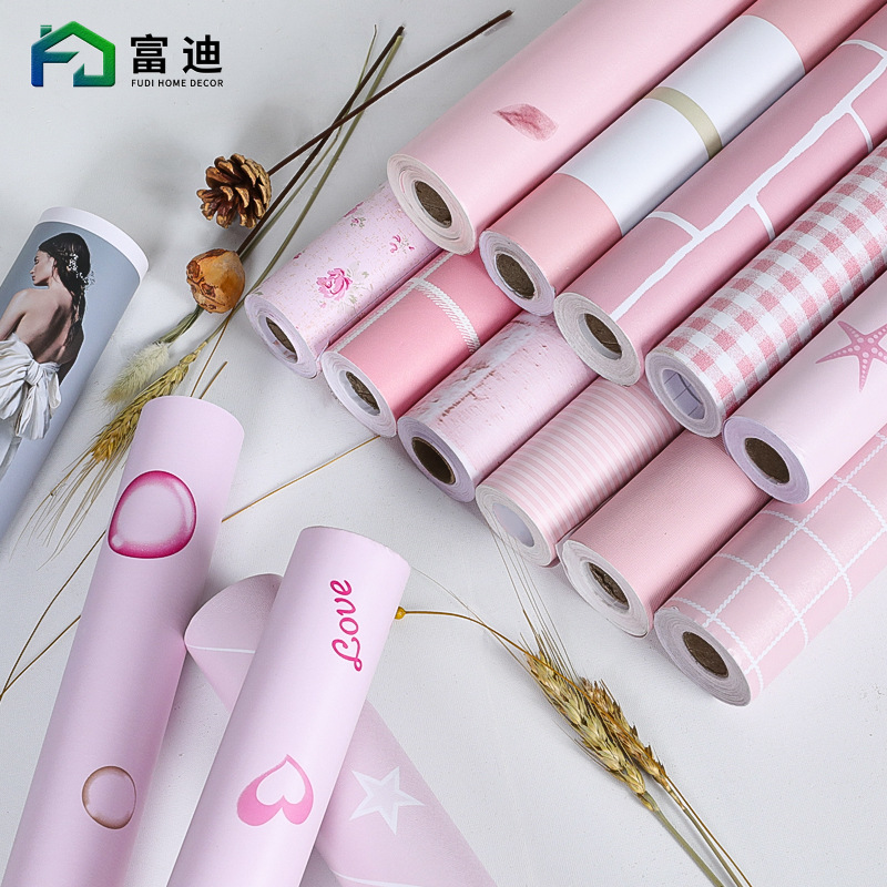 Wholesale student dormitory self-adhesive wallpaper, children's and girls' dormitory cartoon stickers, InS-style moisture-proof background walls Application Scenario
