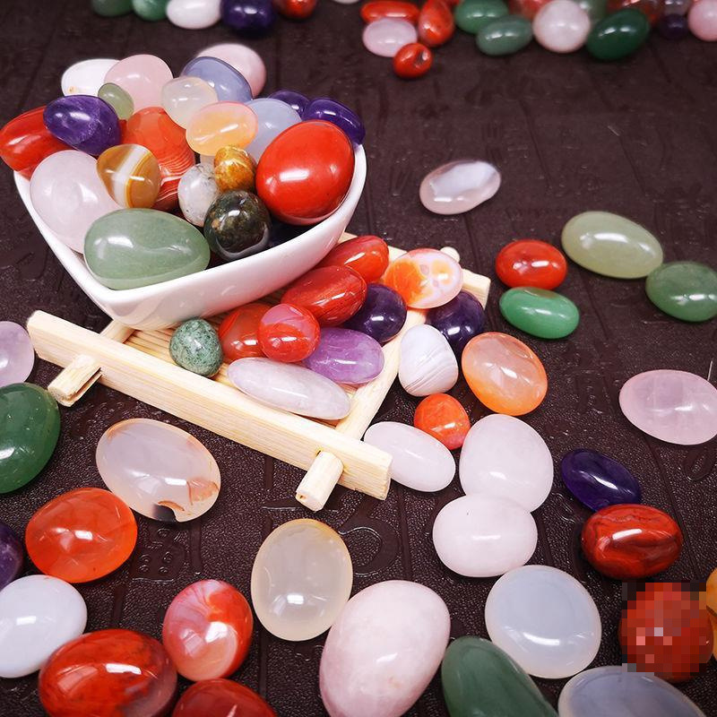 Nanjing Yuhua stone raw stones, natural pebbles, fish tanks, flower POTS, colored pebbles, seven-color small five Application Scenario