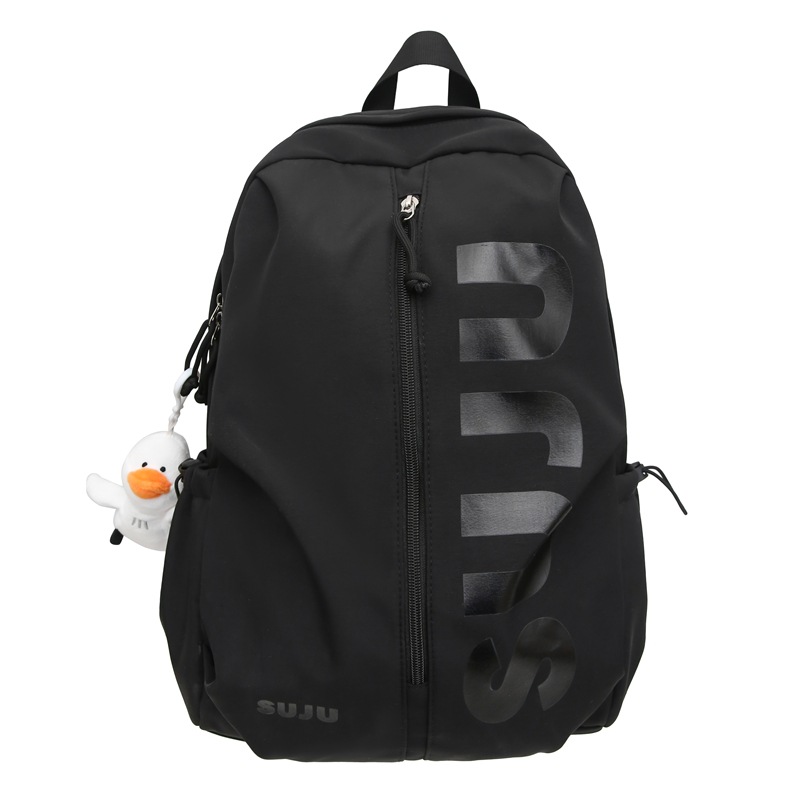 Trendy backpacks, commuter computer bags, Japanese-style simple schoolbags for junior and senior high school students, large-capacity new couple backpacks Item Picture
