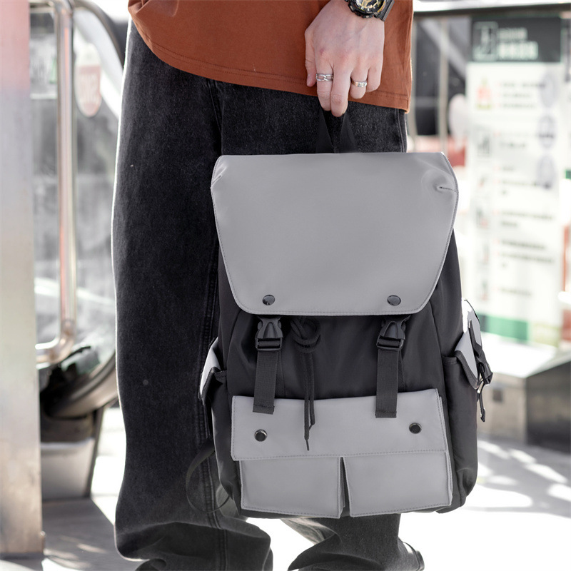 Unisex backpacks, fashionable and trendy, large-capacity student schoolbags, casual travel bags, business commuting computer bags full figure