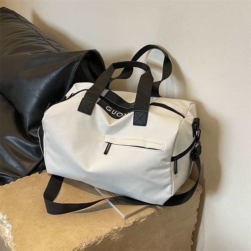 Trendy travel bags for women's short trips, dry and wet separation fitness bags, women's sports crossbody bags details Picture