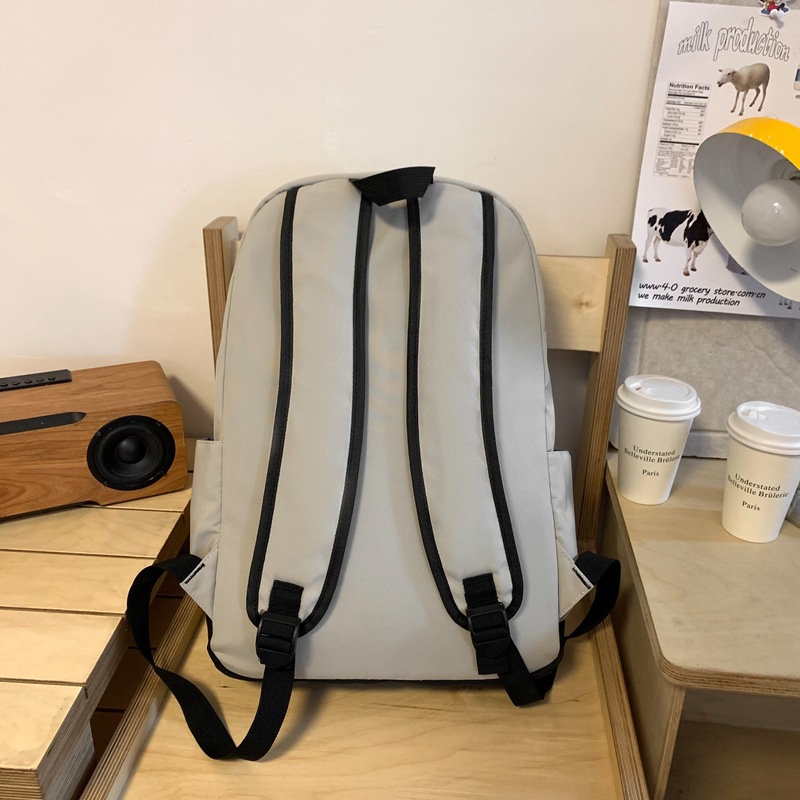 New foreign trade schoolbag for men, European and American retro workwear style couple casual backpacks, dirt-resistant backpacks for primary and secondary school students Specification drawing