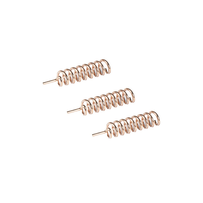 Wireless surface gold-plated antenna spring with built-in spiral transmitter compression spring earphone antenna spring manufacturer Item Picture