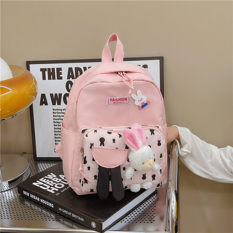 Wholesale of 2024 new Korean style fashionable and sweet student backpacks and cute cartoon boys' and girls' bags for kindergartens Specification drawing
