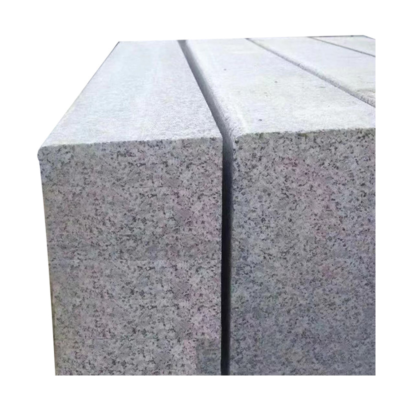 Road engineering: Sesame grey curbstone, natural stone machine-cut surface curbstone, curb stone, right-angle curb stone Item Picture