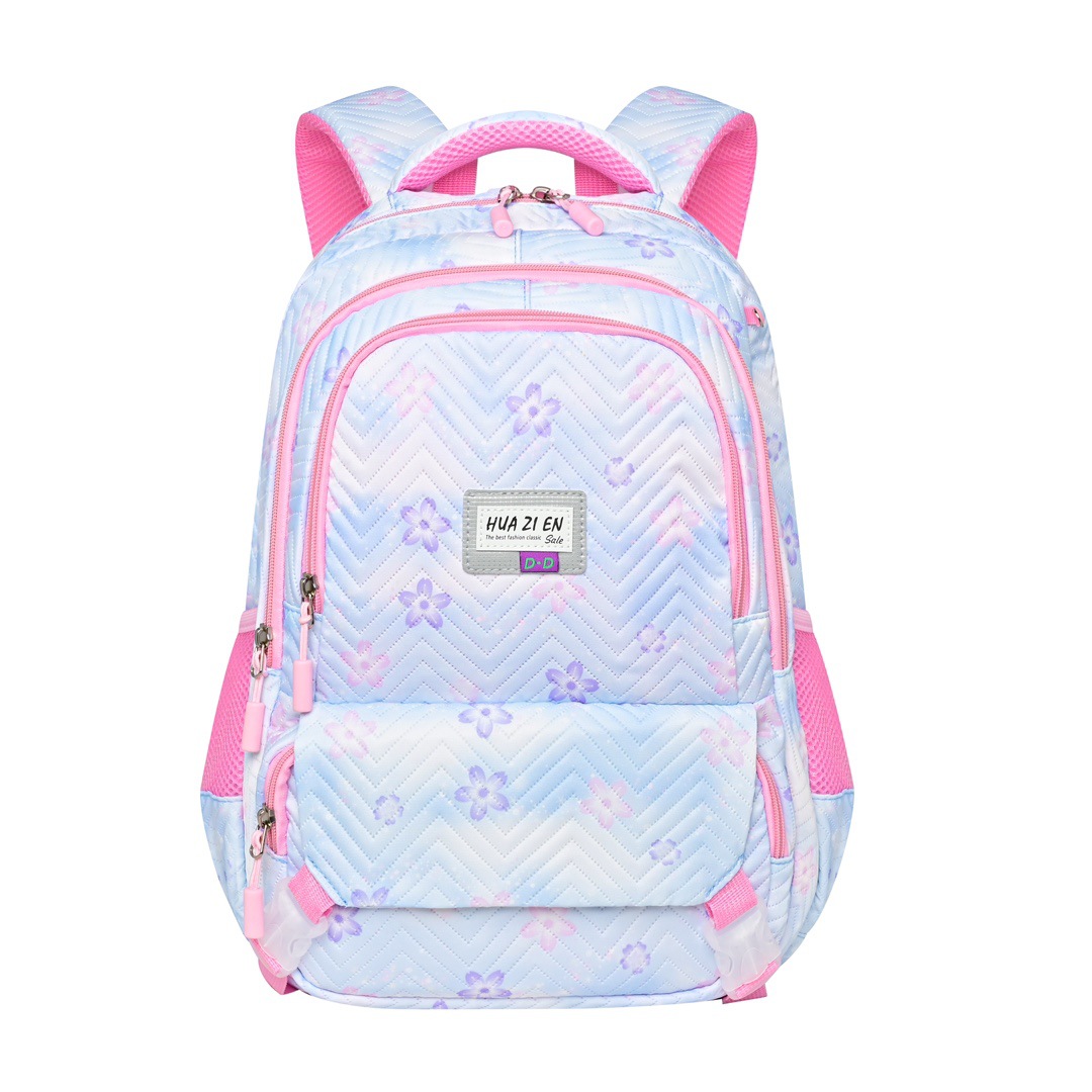 This large-capacity gradient backpack for girls in primary and secondary schools is super lightweight and protects the spine. It's a cute children's bag Specification drawing