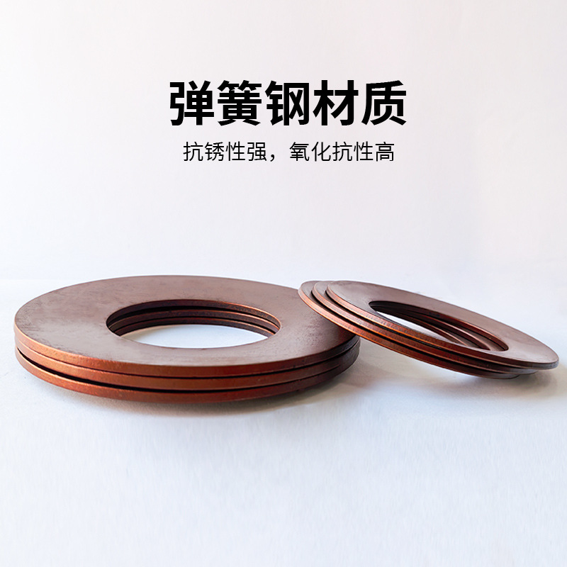 Butterfly single spring 34 butterfly spring washer/gasket 50CrVA/60Si2mnA industrial machinery disc spring bowl spring details Picture