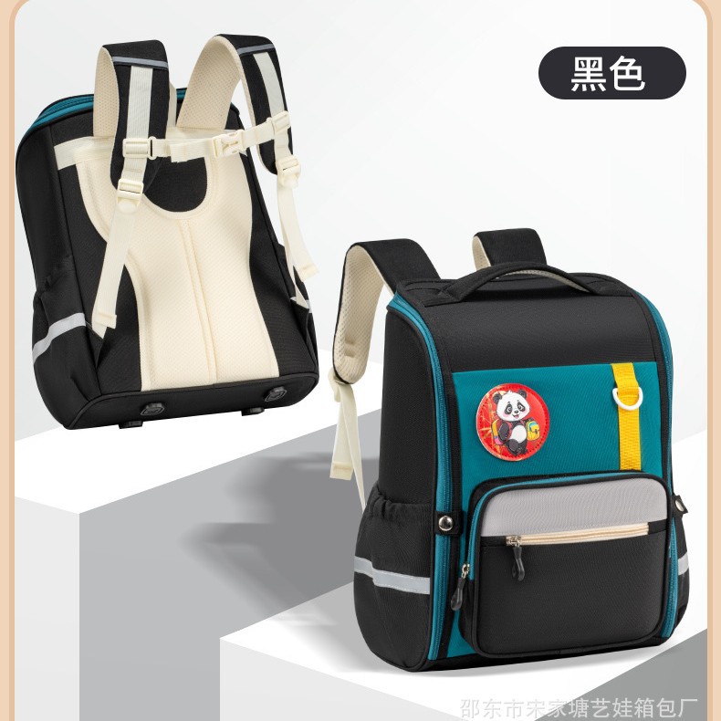 Cross-border primary school student schoolbags, children's large-capacity backpacks, male and female student backpacks, and wear-resistant schoolbags for children aged 6-12 Specification drawing