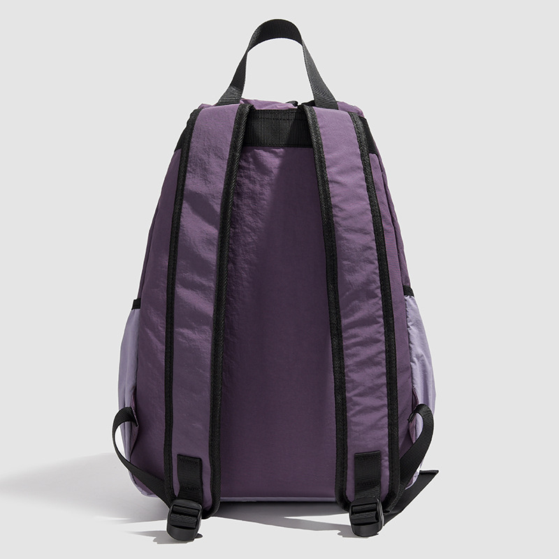 Drawstring pocket sports travel backpack for men, lightweight outdoor hiking and mountain climbing bag, college student schoolbag for women Specification drawing