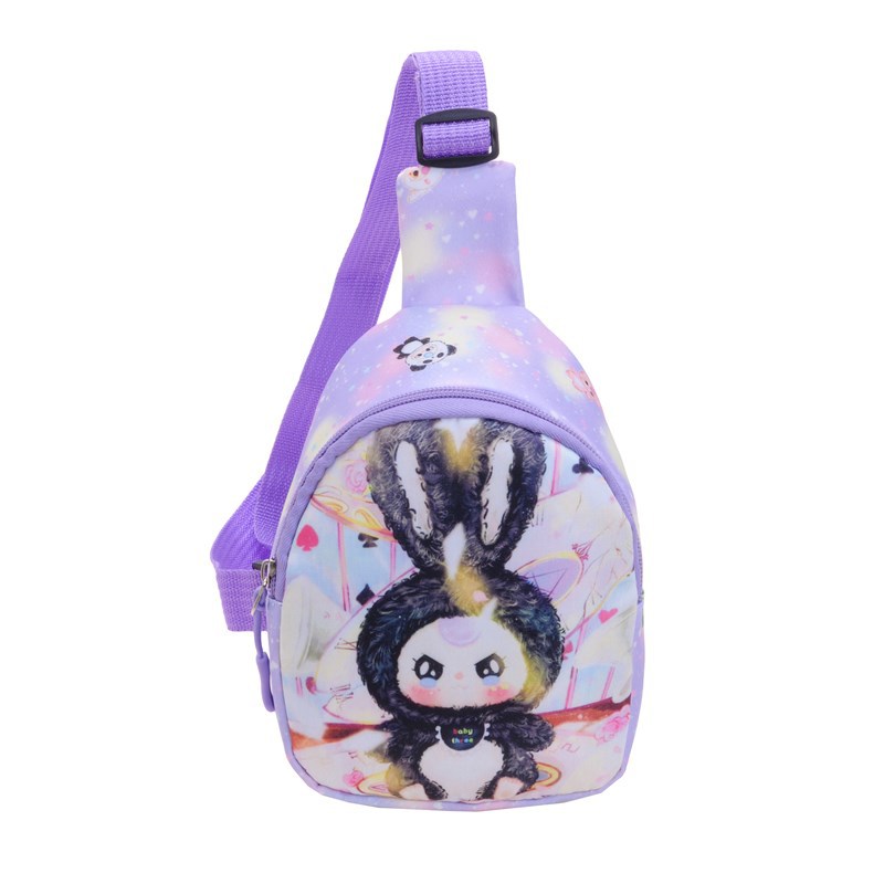 Spring 2025 new children's chest bag, fashionable cartoon single-shoulder crossbody bag for boys and girls, outdoor travel coin purse Item Picture