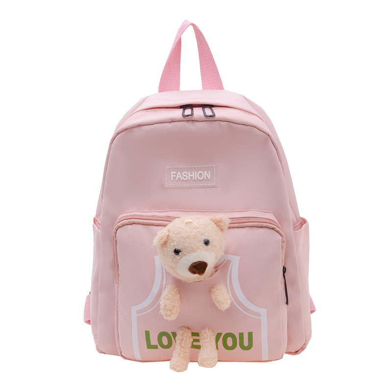 Double-shoulder Bag Kindergarten back-to-school Season Cartoon Cute Schoolbag 2023 Little Bear Children's Big Class, Middle Class and Small Class Backpacks Item Picture