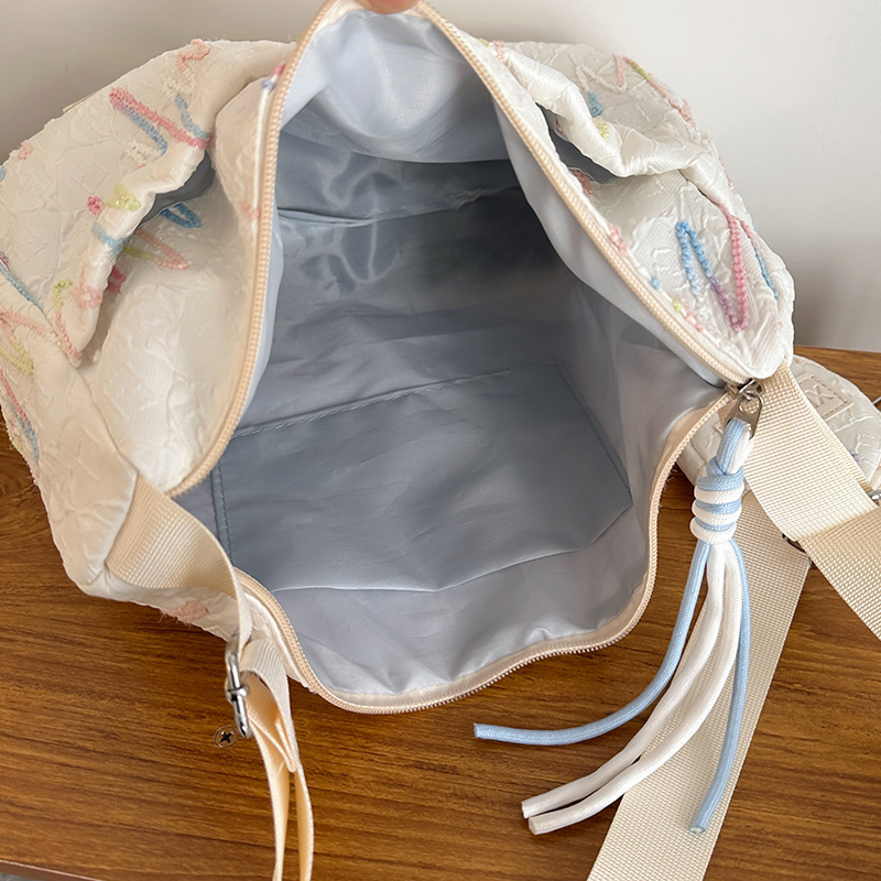 This is a Korean-style Instagram forest-themed, fresh and cute girl's heart single-shoulder bag with a high appearance level and a niche crossbody bag Application Scenario