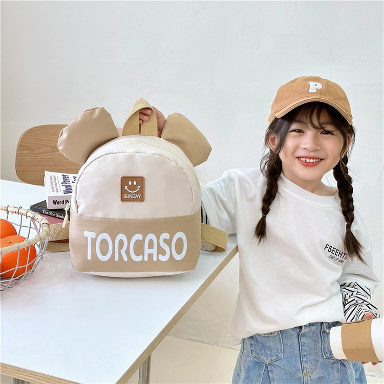 Cartoon bag, children's kindergarten mini schoolbag, cute children's baby, fashionable backpack Item Picture