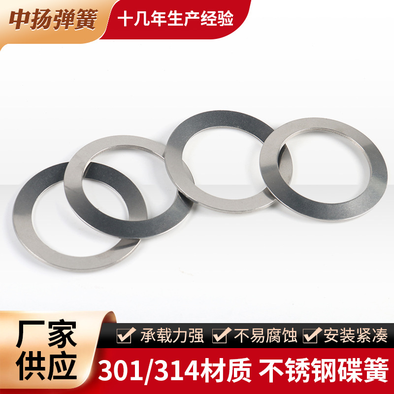 The manufacturer supplies 301 and 314 stainless steel disc spring hardware accessories springs full figure