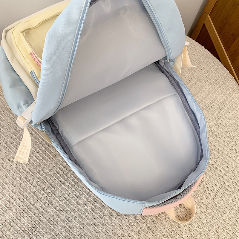 The 2025 new ins cute pain bag, with a school style, is versatile, has a high appearance level, a large capacity and multiple compartments, and is a sweet backpack Application Scenario
