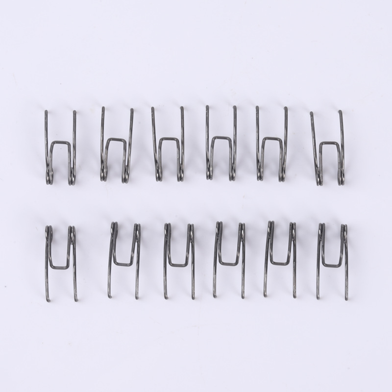 Source factory hardware accessories: stainless steel foot scissors, springs, high-strength high-temperature resistant tension springs, special-shaped springs details Picture