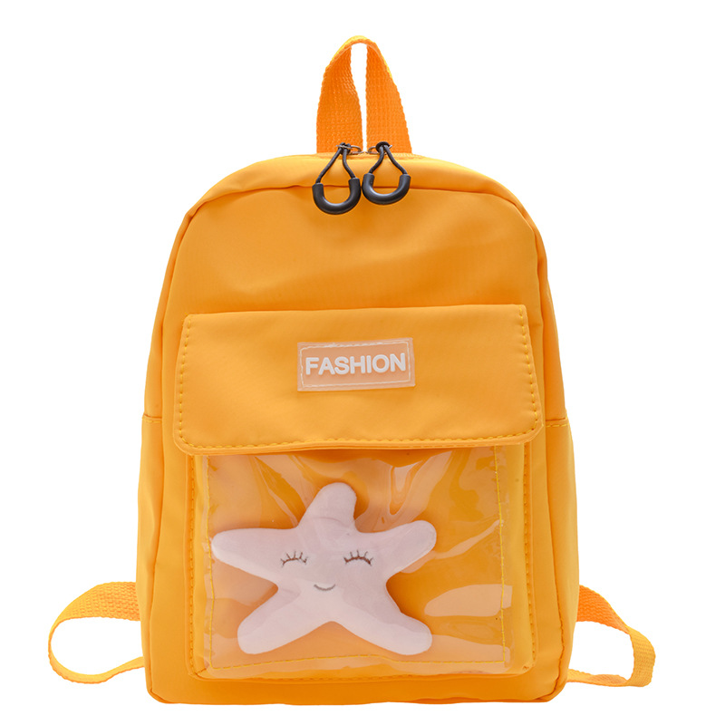 A fresh and stylish Japanese-style mini backpack, a new 2024 fashionable starfish casual bag, a trendy children's small schoolbag Item Picture