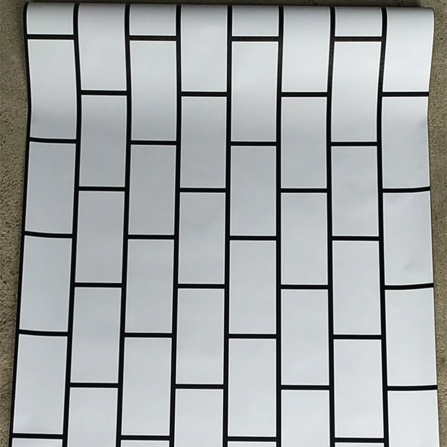 Self-adhesive wallpaper, wall tiles, self-pasted wallpaper, back adhesive, anti-brick, retro bamboo, TV, back adhesive, wall renovation, 60 meters wide, 10 meters Specification drawing