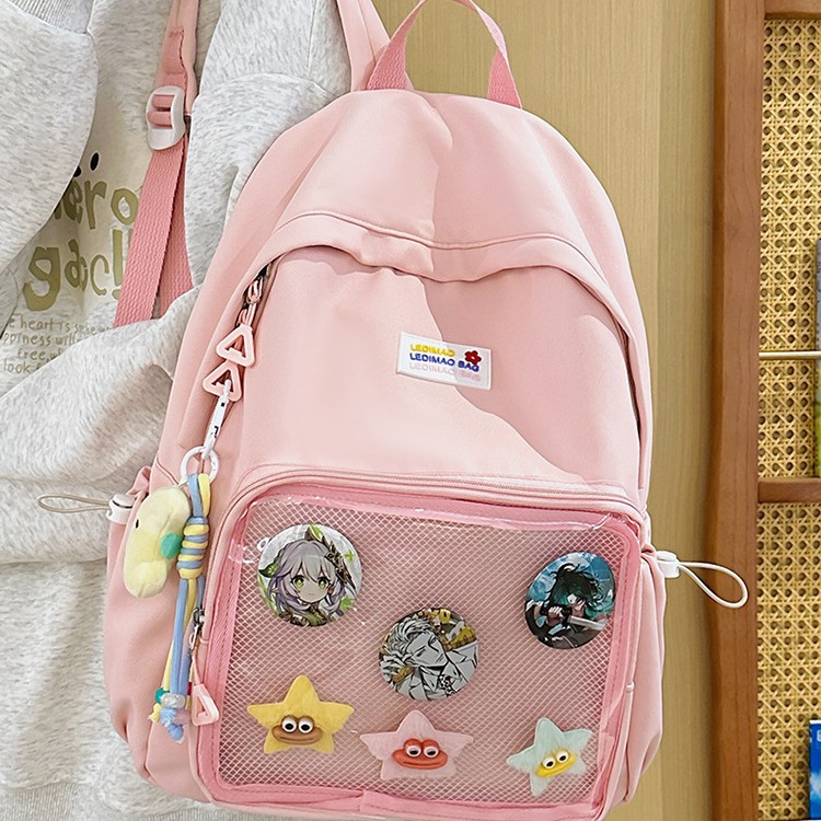 A new student-friendly backpack for grades 1-3 with a high level of appearance, featuring a sweet and girlish forest style and a cute and loving travel bag full figure