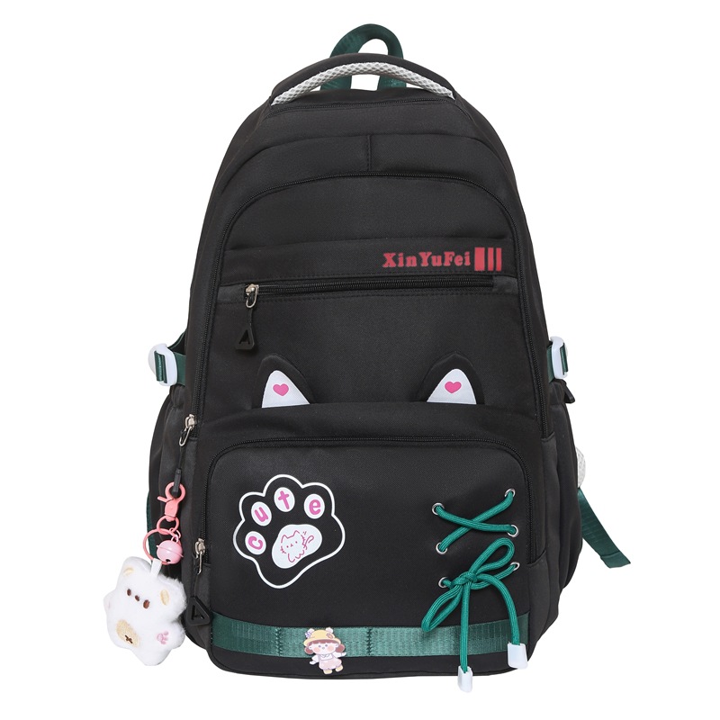 New cute schoolbag for junior and senior high school students, high appearance level, ins style, lightweight and large-capacity backpack, casual and versatile backpack Item Picture