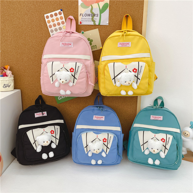 In the spring of 2025, a new cartoon schoolbag for boys and girls, a Korean version with high appearance standards and trendy little bear for kindergarten, will be launched full figure