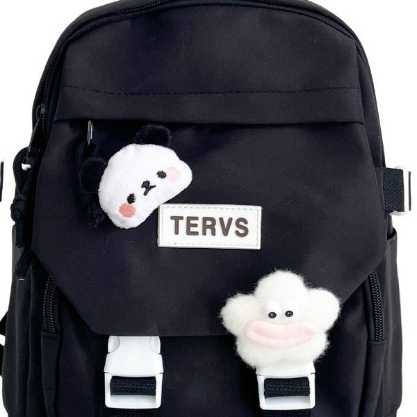 A sweet and cute children's spring outing and study backpack with a high level of appearance, an Instagram-style lightweight backpack for going out Item Picture