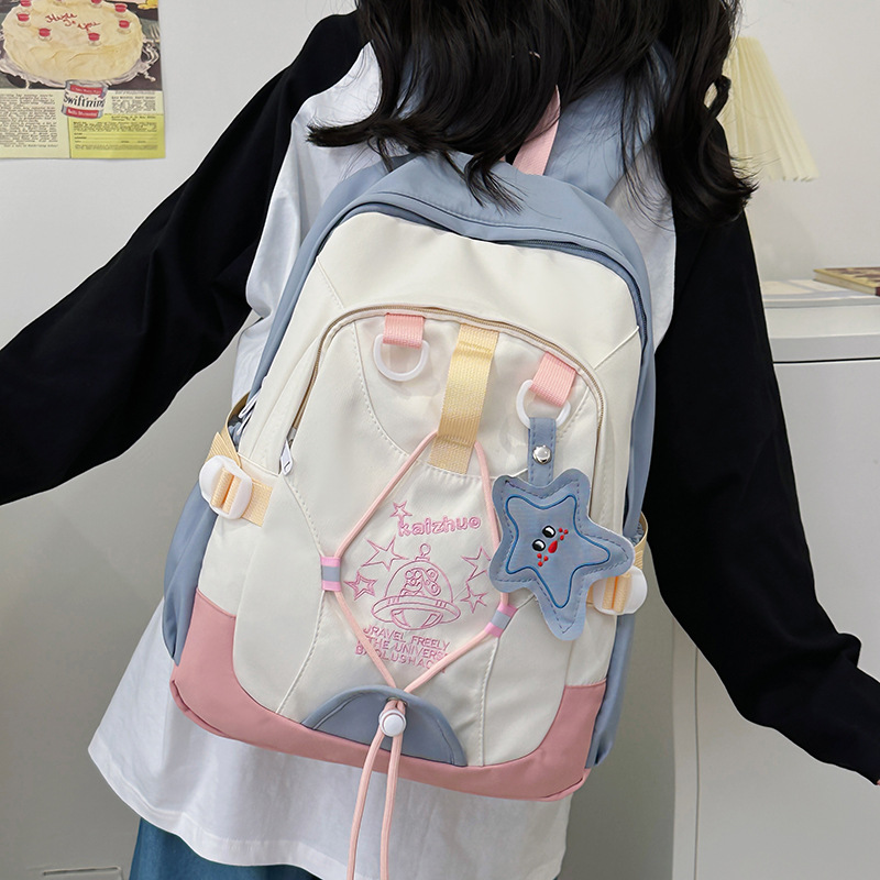 Korean-style ins backpacks for junior high school students with high appearance standards, 4-6 grade backpacks, and Japanese-style sweet girl backpacks for primary school students details Picture