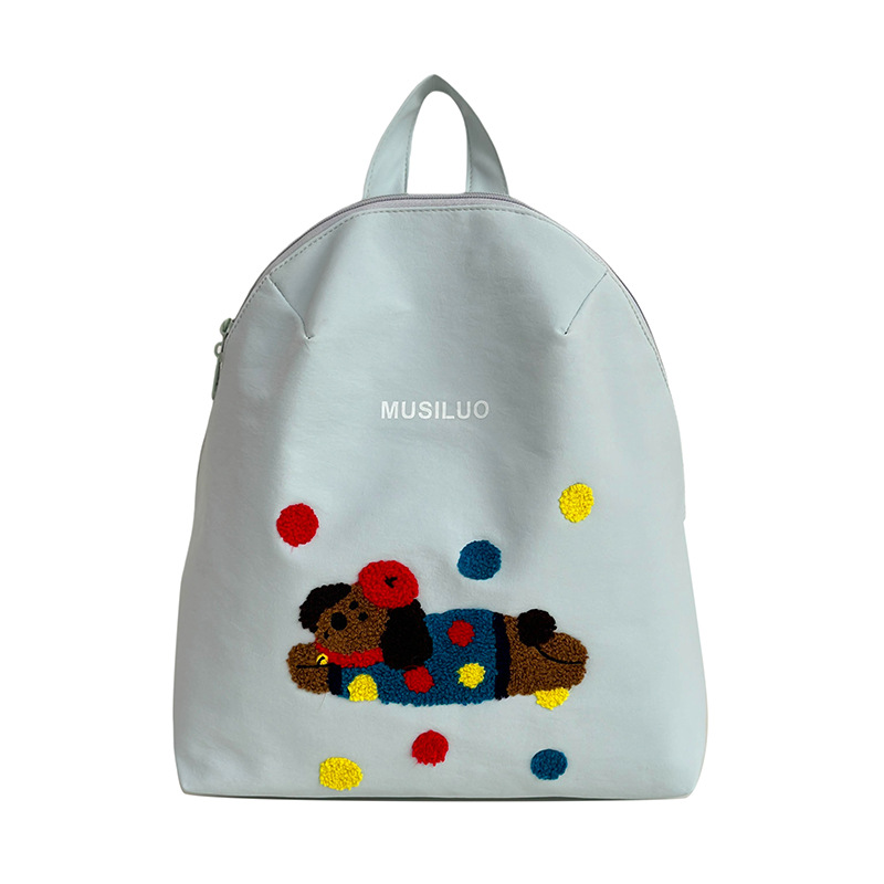A new type of cute and versatile backpack for sweet girls, a casual schoolbag for commuting to school, and a lightweight backpack with a high level of appearance Item Picture