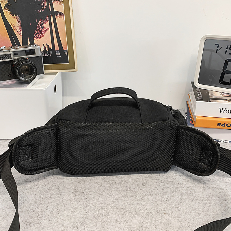 New men's chest bag, Japanese Harajuku workwear style sports crossbody bag, trendy brand, large capacity, versatile couple cycling waist bag Application Scenario