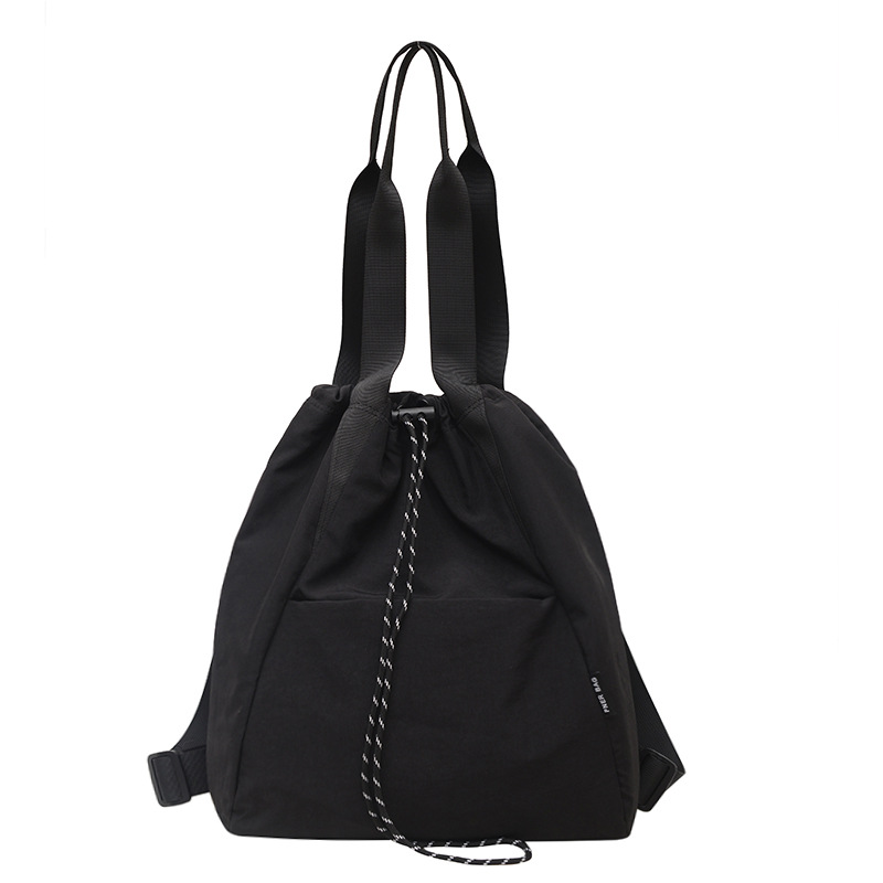 New drawstring backpack with a drawstring for underarm commuting and fitness, large-capacity single-shoulder bag, and versatile handbag for casual sports Item Picture