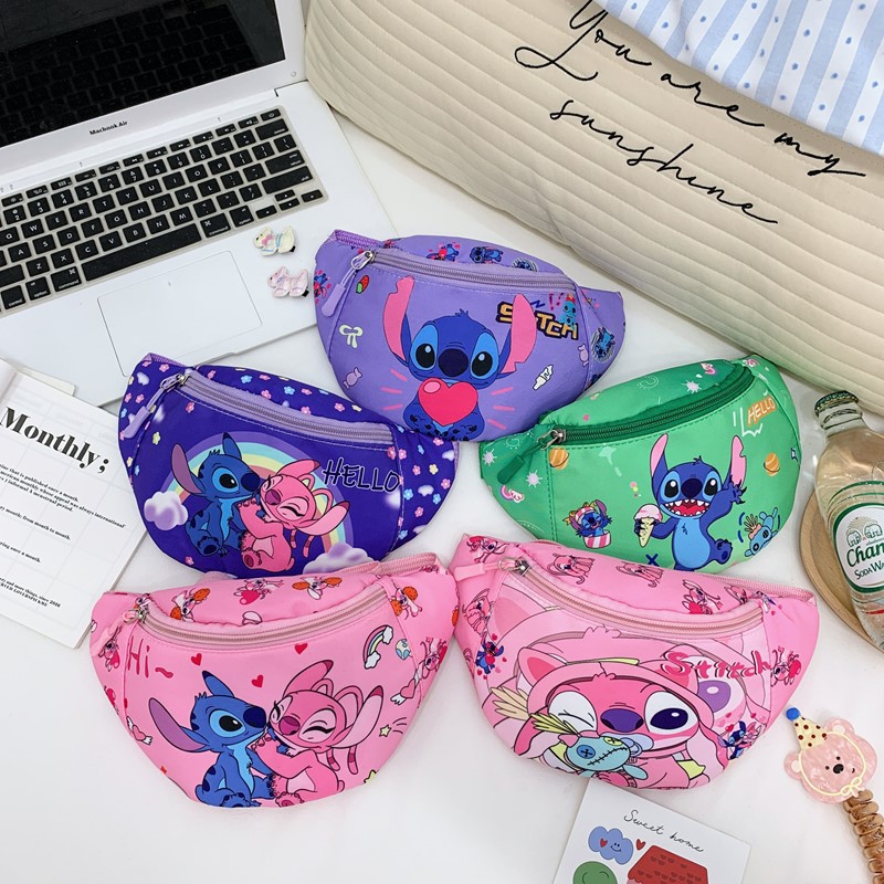 Summer new children's coin purses, cartoon waist bags for boys and girls, outdoor lightweight crossbody bags, Teddy small backpack bags full figure