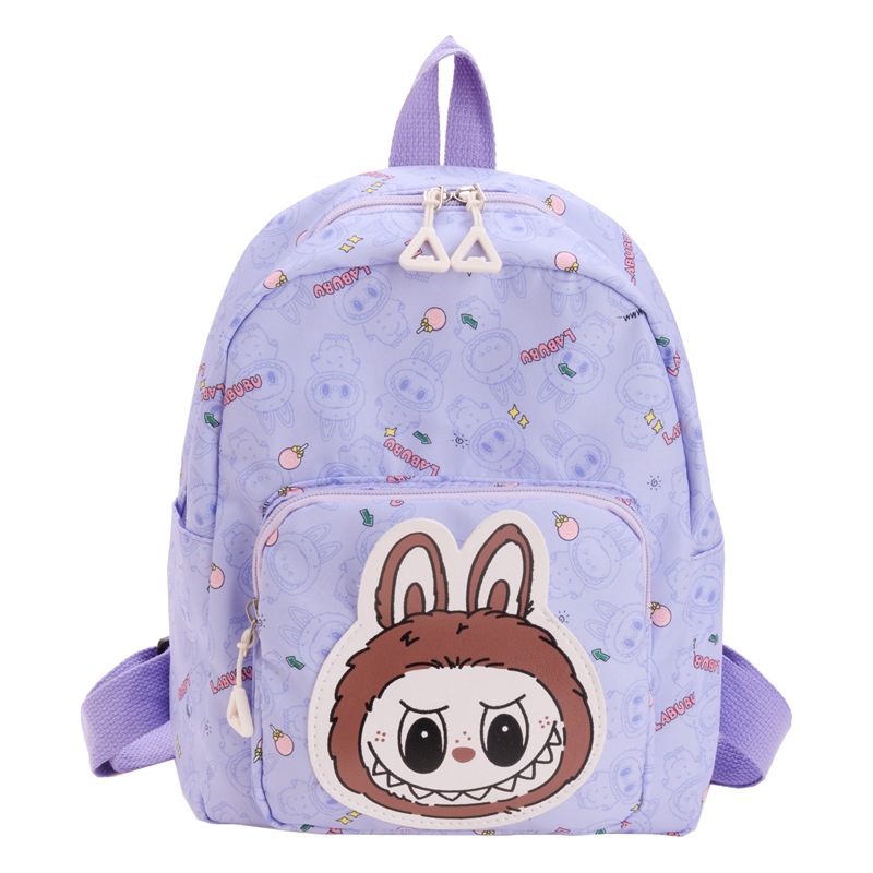 Cartoon cute children's backpacks, large-capacity back-protecting schoolbags for kindergartens, lightweight and pressure-reducing backpacks for boys and girls outdoors Item Picture