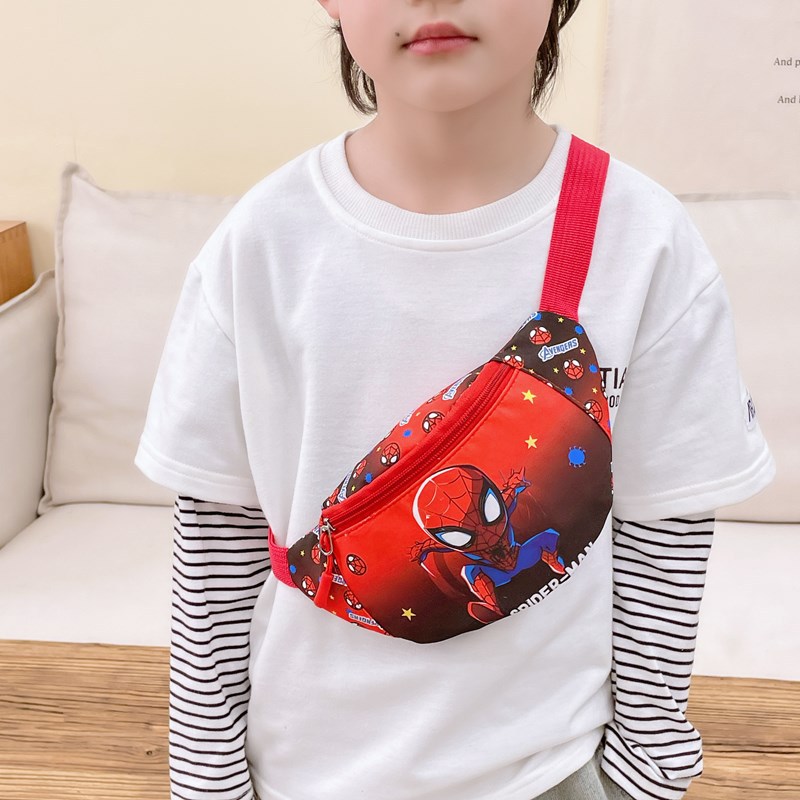 Korean cartoon cute little boy chest bag and girl crossbody single-shoulder bag, new children's bags for Spring and summer 2025 Application Scenario