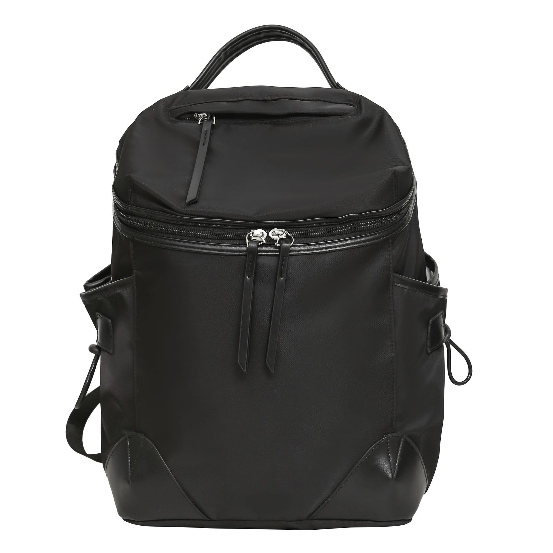 2025 New casual large-capacity versatile backpack, lightweight and fashionable commuting travel backpack, niche solid-color schoolbag Item Picture