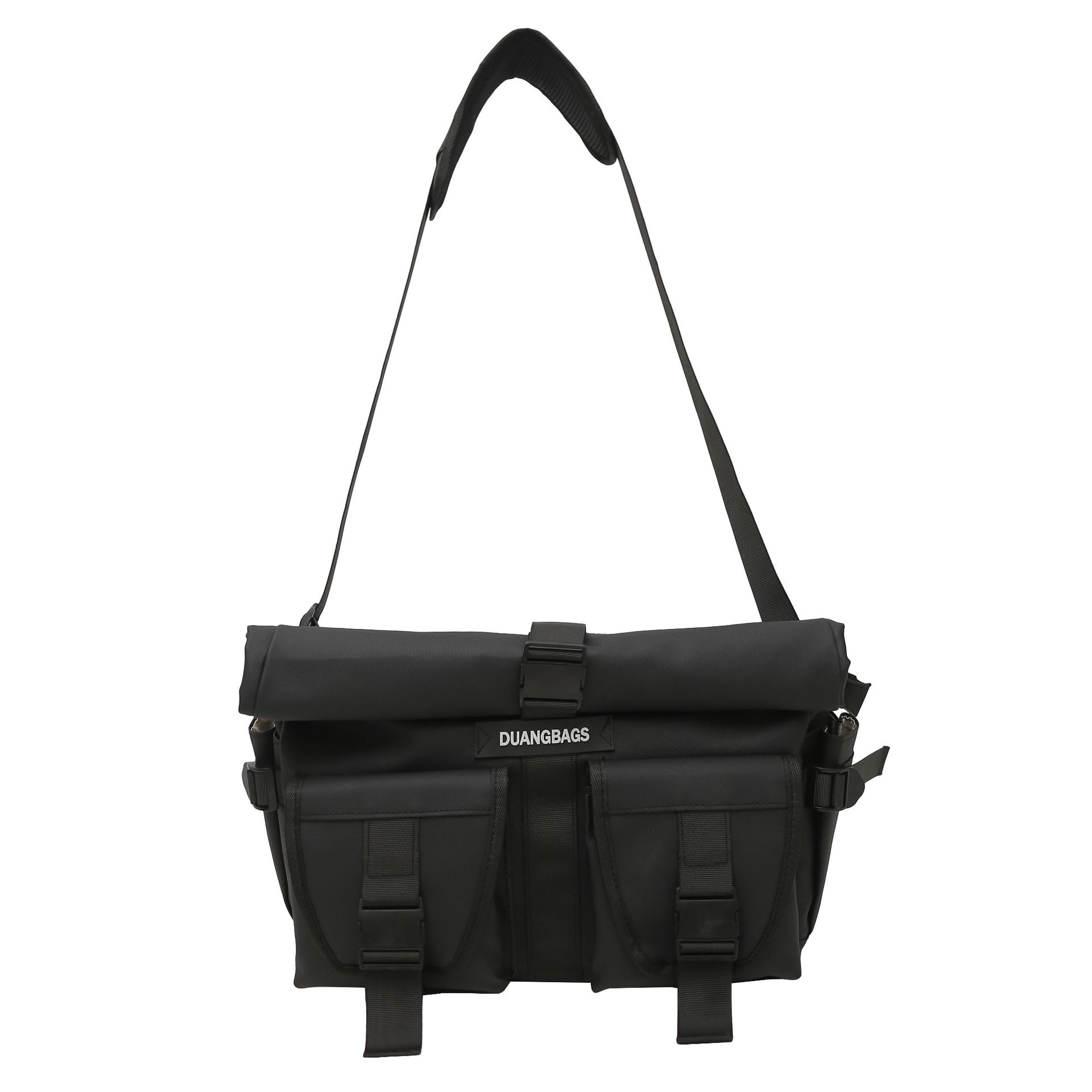 New workwear-style cycling high-quality crossbody bag for foreign trade, large-capacity versatile single-shoulder bag, trendy men's commuter messenger bag Item Picture