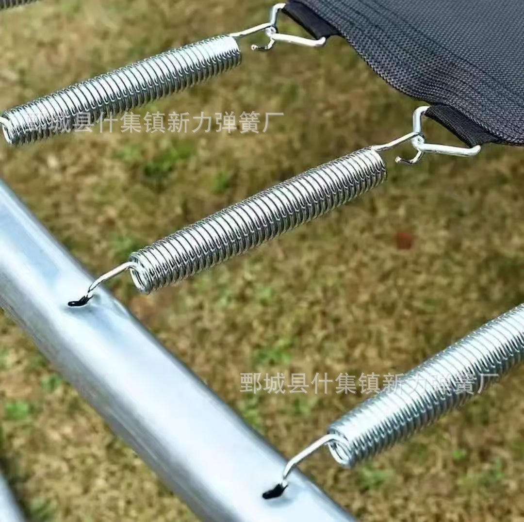 Trampoline stretch springs, trampoline compression springs, stainless steel double-hook torsion springs, fitness equipment accessories manufacturer in stock Application Scenario