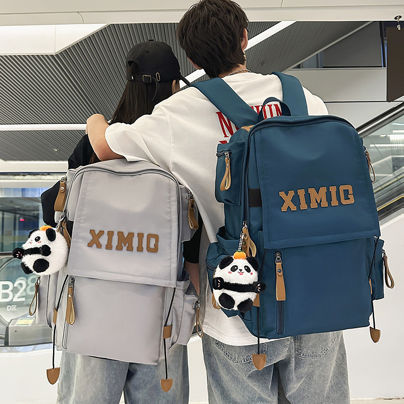 New type of schoolbag for men, high-quality air-cushioned backpack for junior and senior high school students, large-capacity outdoor sports backpack details Picture